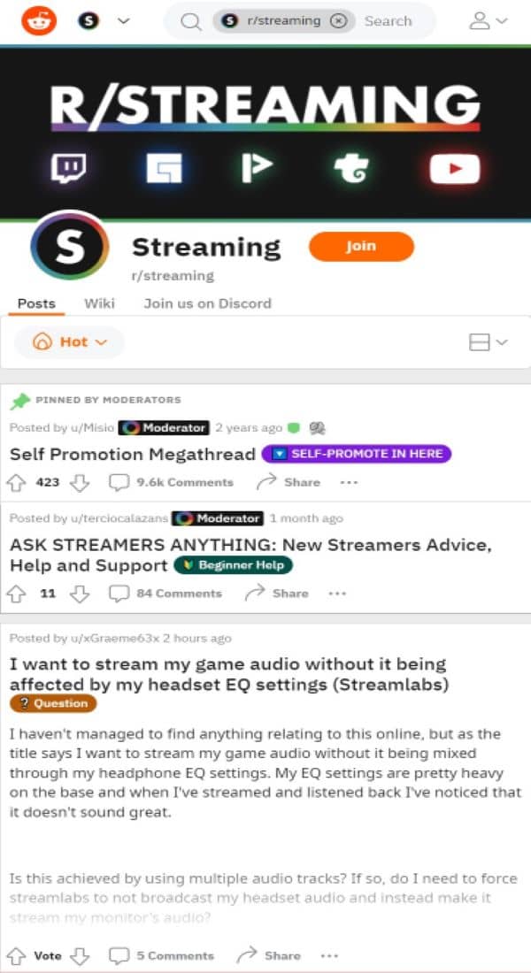 r/streaming