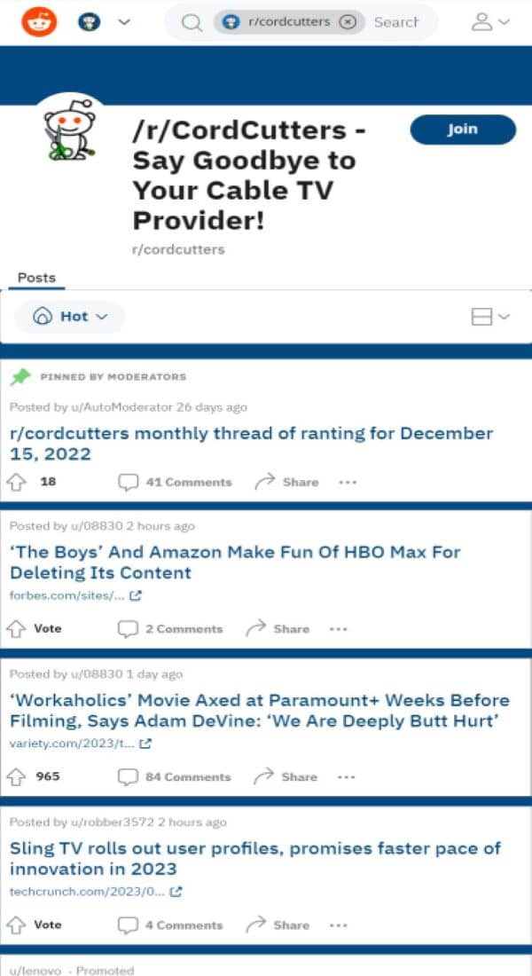 r/Cordcutters