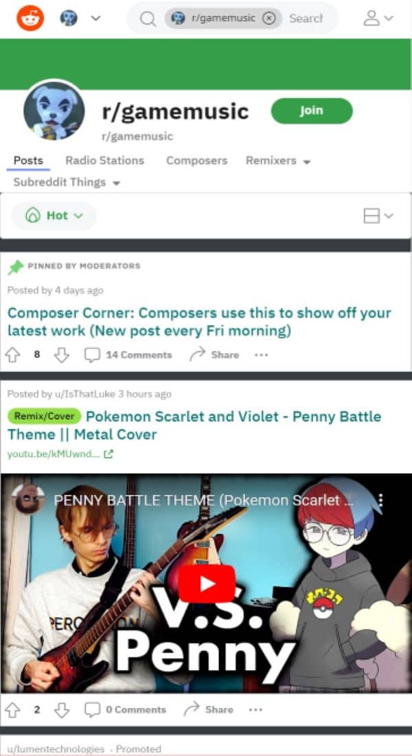 r/GameMusic