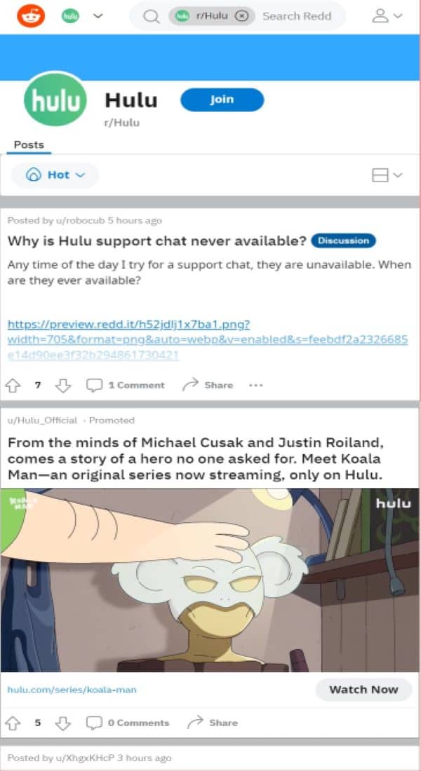 r/Hulu