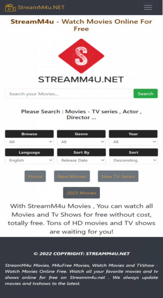 StreamM4u - StreamingWebsites