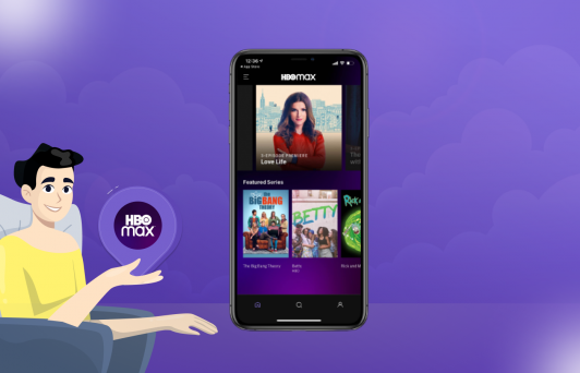 HBO Max on iPhone