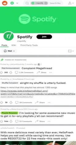 r/spotify